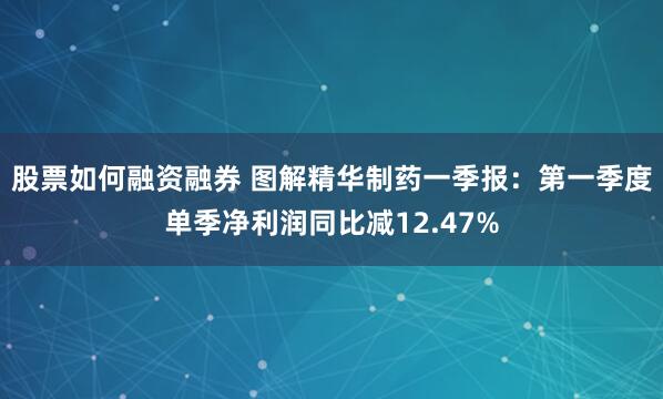 股票如何融资融券 图解精华制药一季报：第一季度单季净利润同比减12.47%