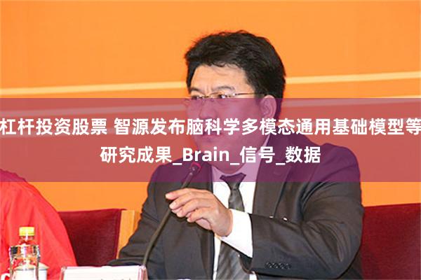 杠杆投资股票 智源发布脑科学多模态通用基础模型等研究成果_Brain_信号_数据
